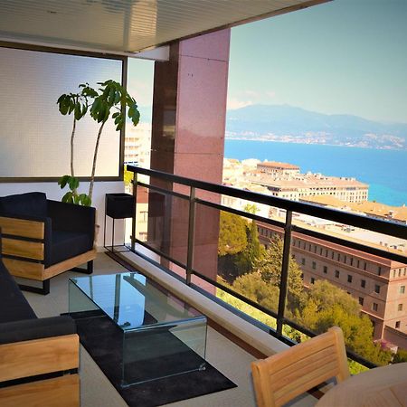 Grand T2 Standing Ajaccio Proche Centre Et Plages Vue Panoramique Parking Prive Eksteriør billede