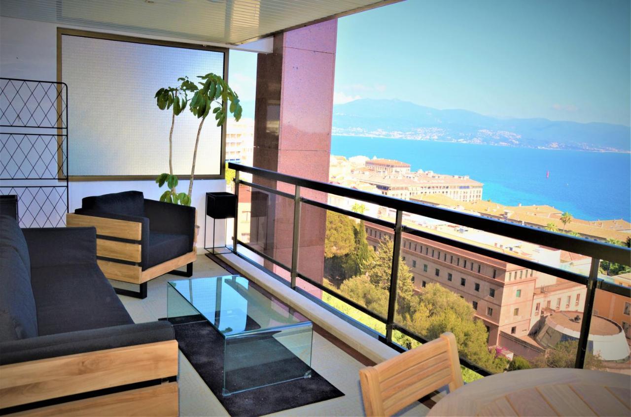 Grand T2 Standing Ajaccio Proche Centre Et Plages Vue Panoramique Parking Prive Eksteriør billede